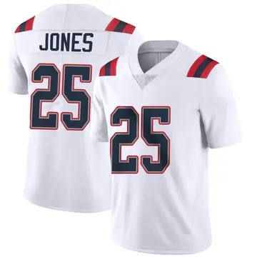 Nike Marcus Jones Youth Limited New England Patriots White Vapor Untouchable Jersey