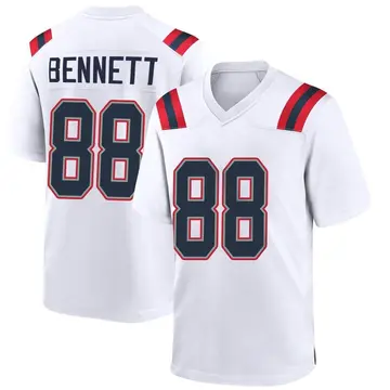 Nike Martellus Bennett Men's Game New England Patriots White Jersey