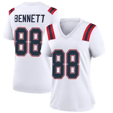 Nike Martellus Bennett Women's Game New England Patriots White Jersey