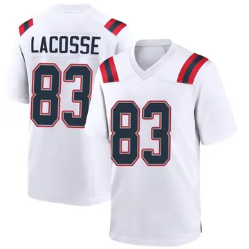 Nike Matt LaCosse Men's Game New England Patriots White Jersey