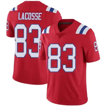 Nike Matt LaCosse Men's Limited New England Patriots Red Vapor Untouchable Alternate Jersey