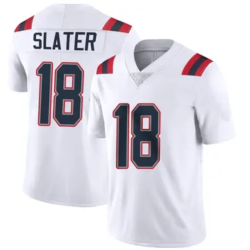 Nike Matthew Slater Men's Limited New England Patriots White Vapor Untouchable Jersey