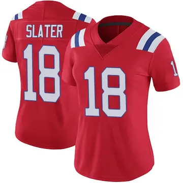 Nike Matthew Slater Women's Limited New England Patriots Red Vapor Untouchable Alternate Jersey