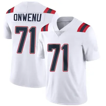 Nike Mike Onwenu Men's Limited New England Patriots White Vapor Untouchable Jersey
