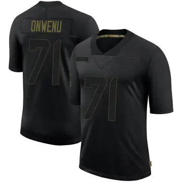 Nike Mike Onwenu Youth Limited New England Patriots Black 2020 Salute To Service Jersey
