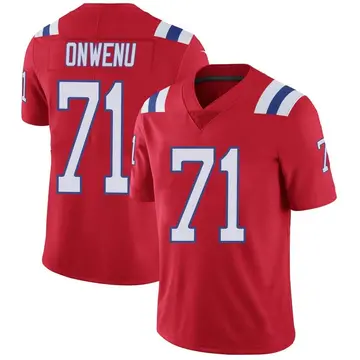 Nike Mike Onwenu Youth Limited New England Patriots Red Vapor Untouchable Alternate Jersey