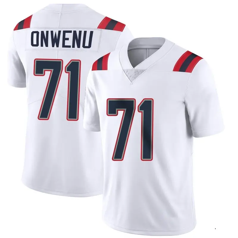 Nike Mike Onwenu Youth Limited New England Patriots White Vapor Untouchable Jersey