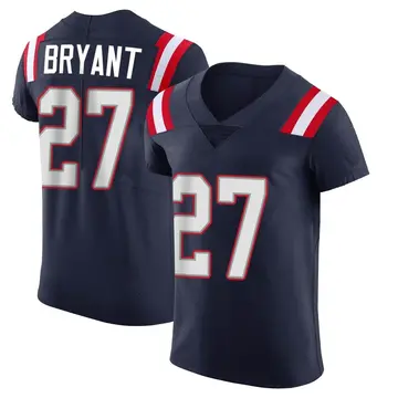Nike Myles Bryant Men's Elite New England Patriots Navy Team Color Vapor Untouchable Jersey