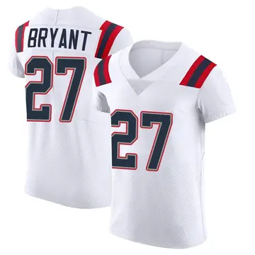 Nike Myles Bryant Men's Elite New England Patriots White Vapor Untouchable Jersey