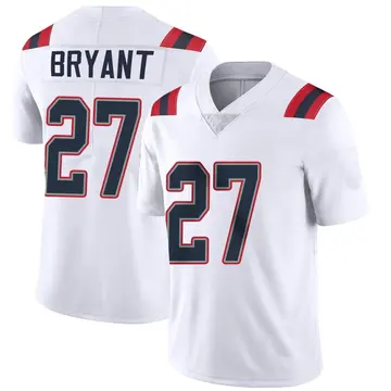 Nike Myles Bryant Men's Limited New England Patriots White Vapor Untouchable Jersey