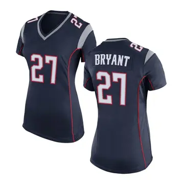 Nike Myles Bryant Women's Game New England Patriots Navy Blue Team Color Jersey