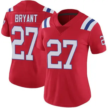 Nike Myles Bryant Women's Limited New England Patriots Red Vapor Untouchable Alternate Jersey