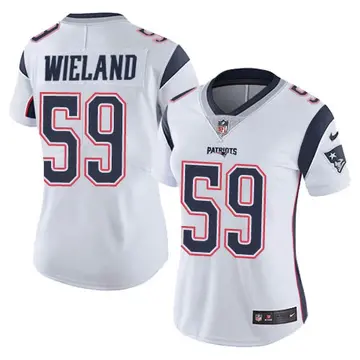 Nike Nate Wieland Women's Limited New England Patriots White Vapor Untouchable Jersey