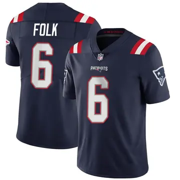 Nike Nick Folk Youth Limited New England Patriots Navy Team Color Vapor Untouchable Jersey