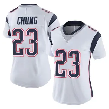 Nike Patrick Chung Women's Limited New England Patriots White Vapor Untouchable Jersey