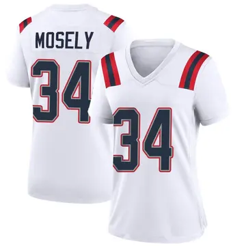 Nike Quandre Mosely Women's Game New England Patriots White Jersey