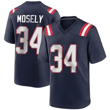 Nike Quandre Mosely Youth Game New England Patriots Navy Blue Team Color Jersey