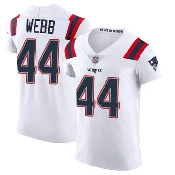 Nike Raleigh Webb Men's Elite New England Patriots White Vapor Untouchable Jersey