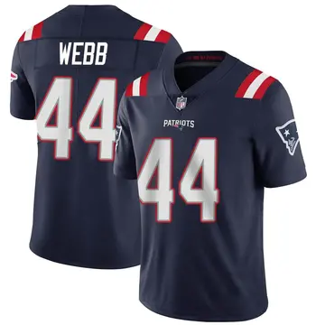 Nike Raleigh Webb Men's Limited New England Patriots Navy Team Color Vapor Untouchable Jersey