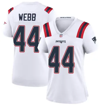 Nike Raleigh Webb Women's Game New England Patriots White Jersey