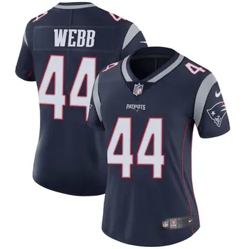 Nike Raleigh Webb Women's Limited New England Patriots Navy Team Color Vapor Untouchable Jersey