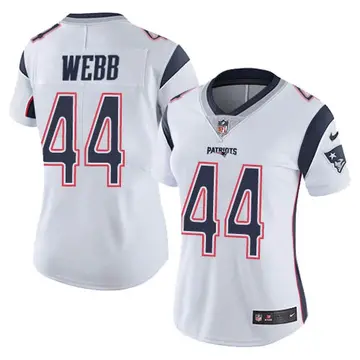 Nike Raleigh Webb Women's Limited New England Patriots White Vapor Untouchable Jersey