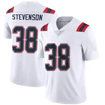 Nike Rhamondre Stevenson Men's Limited New England Patriots White Vapor Untouchable Jersey