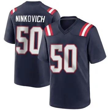 Nike Rob Ninkovich Men's Game New England Patriots Navy Blue Team Color Jersey