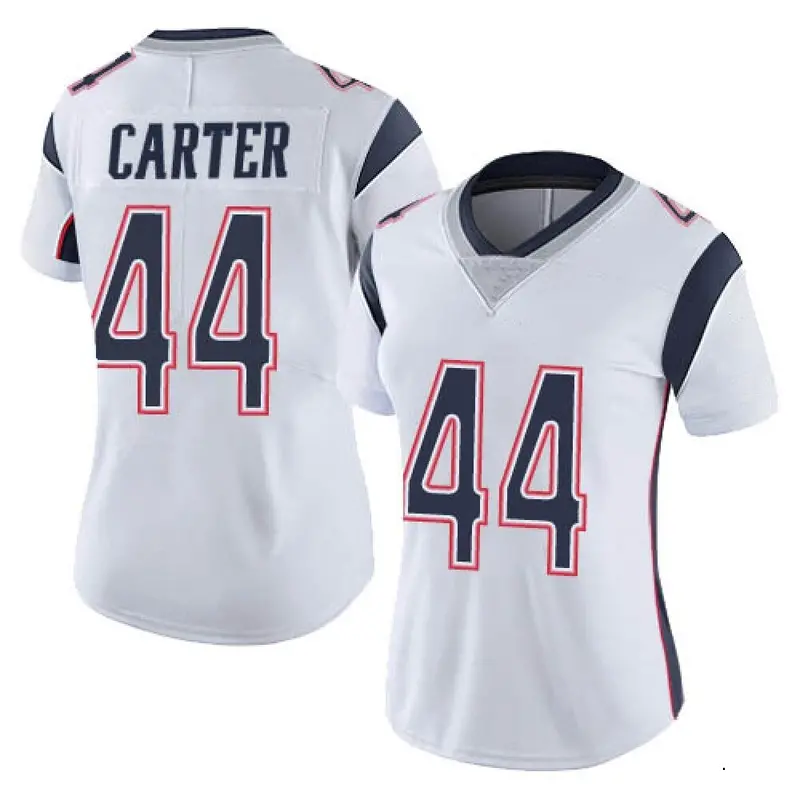 Nike Ron'Dell Carter Women's Limited New England Patriots White Vapor Untouchable Jersey