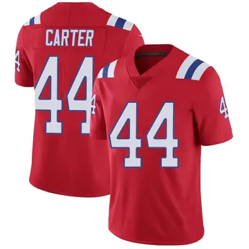 Nike Ron'Dell Carter Youth Limited New England Patriots Red Vapor Untouchable Alternate Jersey