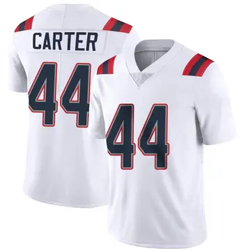 Nike Ron'Dell Carter Youth Limited New England Patriots White Vapor Untouchable Jersey