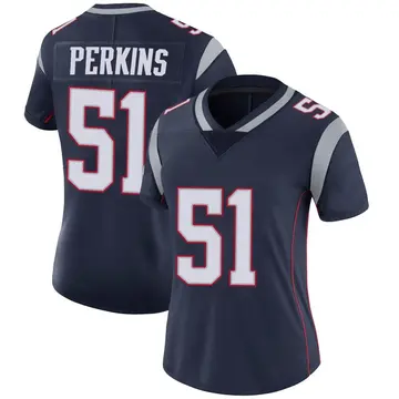 Nike Ronnie Perkins Women's Limited New England Patriots Navy Team Color Vapor Untouchable Jersey