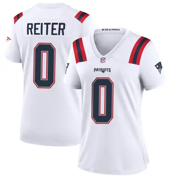 Nike Ross Reiter Women's Game New England Patriots White Jersey