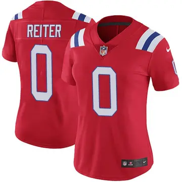 Nike Ross Reiter Women's Limited New England Patriots Red Vapor Untouchable Alternate Jersey