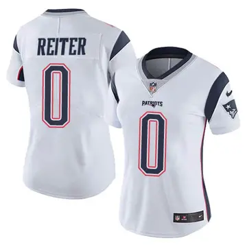Nike Ross Reiter Women's Limited New England Patriots White Vapor Untouchable Jersey