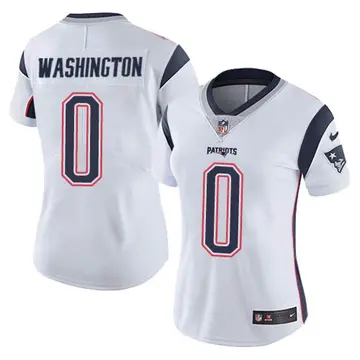 Nike Scotty Washington Women's Limited New England Patriots White Vapor Untouchable Jersey