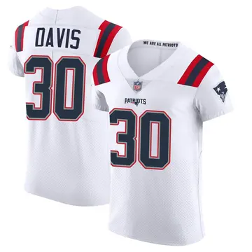 Nike Sean Davis Men's Elite New England Patriots White Vapor Untouchable Jersey