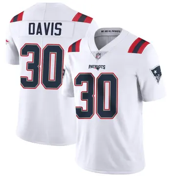 Nike Sean Davis Men's Limited New England Patriots White Vapor Untouchable Jersey