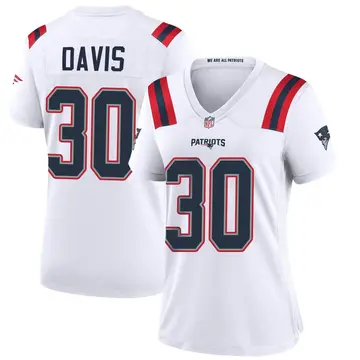 Nike Sean Davis Women's Game New England Patriots White Jersey