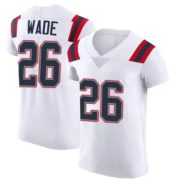 Nike Shaun Wade Men's Elite New England Patriots White Vapor Untouchable Jersey