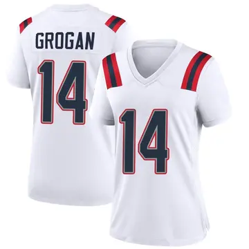 Nike Steve Grogan Women's Game New England Patriots White Jersey