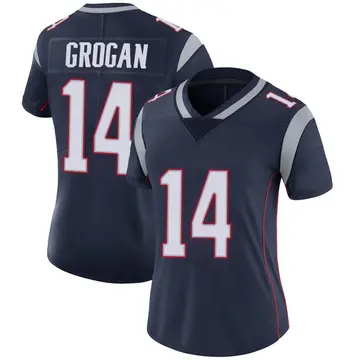 Nike Steve Grogan Women's Limited New England Patriots Navy Team Color Vapor Untouchable Jersey