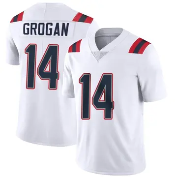 Nike Steve Grogan Youth Limited New England Patriots White Vapor Untouchable Jersey