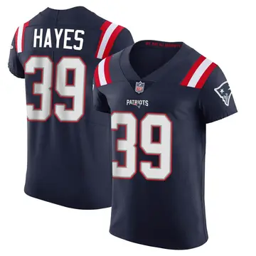 Nike Tae Hayes Men's Elite New England Patriots Navy Team Color Vapor Untouchable Jersey