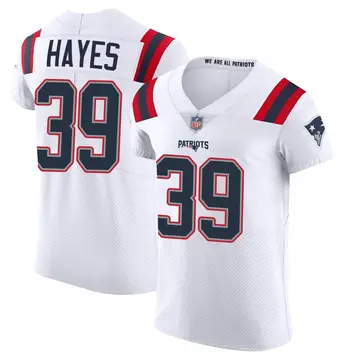 Nike Tae Hayes Men's Elite New England Patriots White Vapor Untouchable Jersey