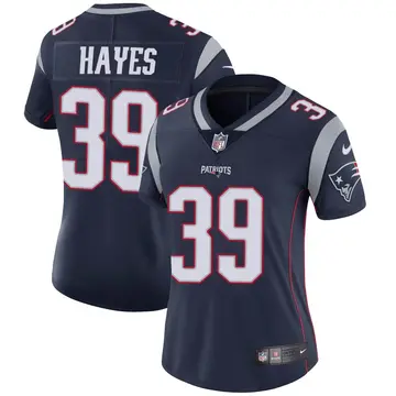 Nike Tae Hayes Women's Limited New England Patriots Navy Team Color Vapor Untouchable Jersey