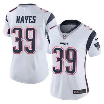 Nike Tae Hayes Women's Limited New England Patriots White Vapor Untouchable Jersey
