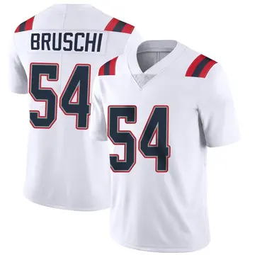 Nike Tedy Bruschi Youth Limited New England Patriots White Vapor Untouchable Jersey