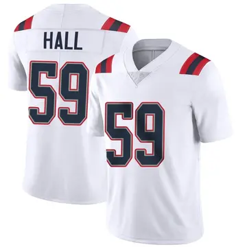 Nike Terez Hall Youth Limited New England Patriots White Vapor Untouchable Jersey