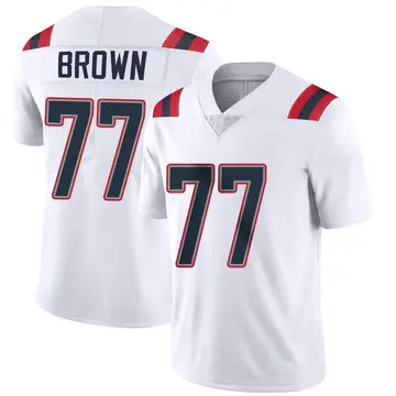 Nike Trent Brown Youth Limited New England Patriots White Vapor Untouchable Jersey